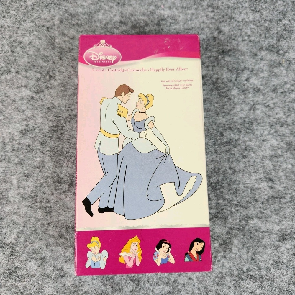 CRICUT Cartridges DISNEY Happily Ever After‎ Cinderella Disney Princesses